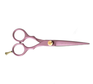 Ciseaux de coiffeur en acier inoxydable à utiliser à droite Ciseaux de coiffure bébé rose pour la beauté - Product Image 2