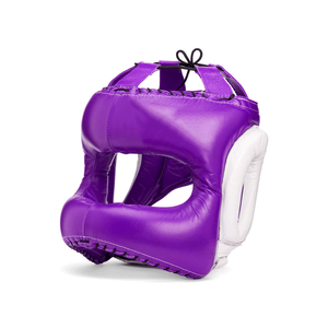 High Quality Genuine Leather Boxing <b>Head</b> Guard MMA <b>Training</b> <b>Head</b> Protector for Taekwondo - Product Image 1