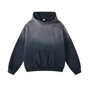 Sudaderas Extra Grandes con Efecto Desgastado para Hombre, Diseño Vintage Rasgado, Impresión Digital de Alta Calidad, Tendencia de Invierno, 100% Algodón - Product Image 1