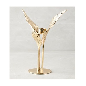 Ensemble de 2 bougeoirs en fer au design attrayant, taille et forme personnalisées, pour les événements de mariage - Product Image 3