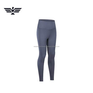 Meilleurs ensembles de vêtements de sport pour femmes de haute qualité, pantalons de yoga à taille haute élastique, en spandex/nylon, extensibles, respirants, leggings de sport - Product Image 3