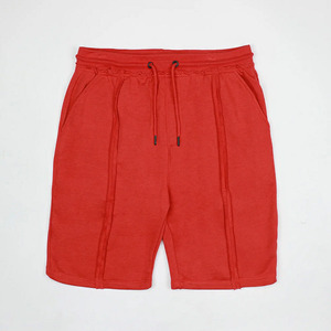 Pantalones cortos de algodón de alta calidad de verano para hombre, transpirables, cintura media, cierre de cordón con bolsillos bordados, decoración de tela de estambre - Product Image 2