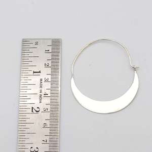 ต่างหูแบบห่วงทรงเรขาคณิตโบฮีเมียนทำด้วยมือสีทองของขวัญสำหรับทุกเพศ - Product Image 4