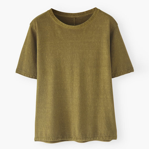 Camiseta de Mujer, Informal, Holgada, Cuello Redondo, Manga Corta, Ligera, Estilo Básico, Camiseta de Mujer al por Mayor de BRANDSOON INDS - Product Image 5