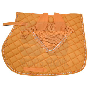 Tapis de selle adapté aux chevaux Matériau de toile de remplissage en mousse de haute qualité Doublure en tissu Toutes les couleurs disponibles Logo personnalisé Dressage - Product Image 3