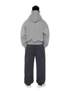 Sweat-shirts à capuche en molleton français vierge de haute qualité pour hommes, streetwear, sweats à capuche surdimensionnés à épaules tombantes pour l'usine - Product Image 4