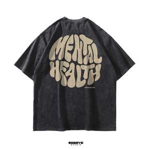 Camisetas informales de punto sólido de ajuste Regular para hombre de algodón 100% de la mejor calidad, estilo de invierno, superventas, nueva llegada, estampado al por mayor - Product Image 4