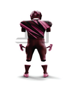 Uniforme de Fútbol Americano, Conjunto de Camiseta y Pantalones Deportivos, Transpirable, de Secado Rápido, Unisex, para Escuela, Liga, Club, Competencia Deportiva - Product Image 2