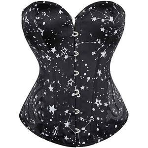 New wholesale Sexy Lace up <b>Women</b> Clothes <b>Black</b> Waist <b>Trainer</b> Overbust Corset Tops Shapers Corsets and Bustiers for Ladies - Product Image 4