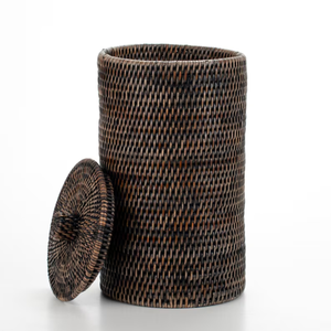 Porte-papier toilette en rotin tissé à la main - Product Image 3