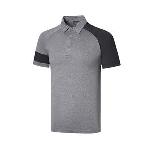 Offre Spéciale haute qualité soie Simple travail quotidien polo t-shirts Anti-rides Logo personnalisé impression bouton Spandex Golf pour Polo T-Shirt - Product Image 5