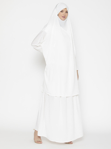 Haute qualité personnalisé femmes Naqab à manches longues Burqa Style ethnique solide Hijab Turquie robes de mode islamique Dubaï Abaya - Product Image 3
