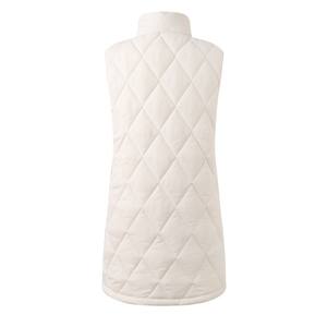 Jaket Pendek Wanita Tahan Lama Berlapis Quilted Kerah Tegak Bahan Poliester Berisi Dakron untuk Penggunaan Sehari-hari di Musim Dingin - Product Image 2