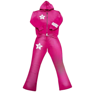 Unisex estilo Y2k cremallera con capucha acampanado lavado ácido chándales tela polar de algodón transpirable cómodo chándal conjuntos - Product Image 5