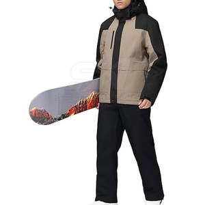 Waterproof Insulated Men <b>Ski</b> Suit Winter Set For Skiing <b>Snowboarding</b> And Outdoor Men <b>Ski</b> Suit - Product Image 4