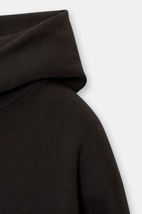 Pull OEM vierge surdimensionné pas cher LOGO personnalisé respirant 100% coton sweats à capuche à épaules tombantes en éponge française - Product Image 5