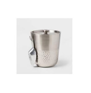 Seau à glace en métal avec poignée en bois Combinaison parfaite de la durabilité de la fonction de style pour les fêtes à la maison - Product Image 5