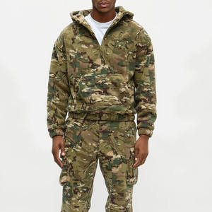 Sudadera con Capucha Extra Grande Personalizada, 100% Algodón, Ecológica, Transpirable, con Estampado Digital Otoñal, para Hombre, de Alta Calidad, con Diseño de Camuflaje - Product Image 2