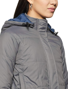 Wholesale 2025 Latest Fashion Design Women Puffer <b>Jacket</b> Windproof Casual Winter Coats OEM Service Nylon with oem - Product Image 3