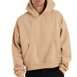 Sudadera con capucha básica de gran tamaño para hombre, 100% algodón, estampado de invierno, ecológica, antiarrugas, sudadera de alta calidad - Product Image 1
