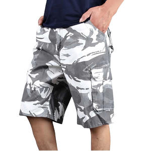 Hot Sale <b>Men's</b> Casual Cargo <b>Shorts</b> 100% Cotton Solid <b>Camouflage</b> Print Multiple Pockets <b>Men's</b> Casual <b>Shorts</b> on Sale - Product Image 1