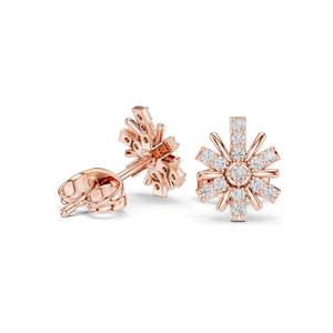 Pendientes de Diamantes de Laboratorio de 0.18 CT para Mujer, Claridad VVS-VS EF, Oro de 18KT, 14KT, 10KT y Plata 925, Oro Rosa, Amarillo y Blanco - Product Image 4
