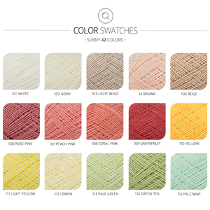 Sunny (45g) Hilo de ganchillo para tejer para hacer Manta - Product Image 4