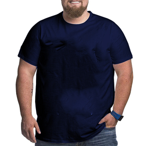 Camisetas gráficas de algodón 100% personalizadas para hombre grande y alto, camiseta de talla grande, Camiseta holgada grande para hombre - Product Image 2