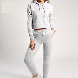 Ropa de entrenamiento de dos piezas ajustada personalizada para mujer, Joggers estampados ecológicos y chándal de invierno de talla grande, conjunto de 2 piezas - Product Image 6