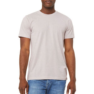 T-shirt à manches courtes oversize pour hommes Style formel en coton respirant avec col en O Design vierge Vêtements de sport d'extérieur Couleur personnalisée - Product Image 1