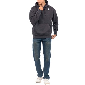 Minorista Nueva llegada Hombres Ropa Casual Sudaderas con capucha Liso Teñido Precio asequible Hombres Sudaderas con capucha para la temporada de invierno - Product Image 3