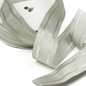 ผมเปียแบบถักลวดไมลาร์สีทองงานหัตถกรรมผ้าทอจากฝรั่งเศส - Product Image 3