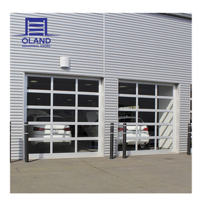 <span class=keywords><strong>Porte</strong></span> <span class=keywords><strong>de</strong></span> <span class=keywords><strong>garage</strong></span> sectionnelle automatique en aluminium et verre avec panneaux isolés, pour villas et projets résidentiels - Product Image 3