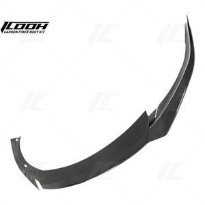 Icooh ชุดไฟเบอร์คาร์บอนไฟเบอร์สำหรับรถแข่งชุดกันชนหน้าตัวแยกขอบสำหรับ <span class=keywords><strong>Tesla</strong></span> รุ่น <span class=keywords><strong>S</strong></span> 2021-2023 - Product Image 5