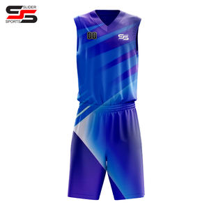 Precio al por mayor, uniforme de baloncesto personalizado, nuevo diseño sublimado, uniforme de béisbol impreso, uniforme de baloncesto deportivo - Product Image 5