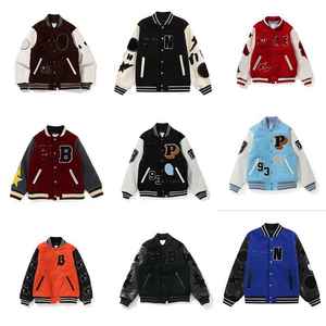 Vestes universitaires pour hommes et femmes de haute qualité coupe-vent en toile d'hiver avec manteaux d'uniforme de Baseball de Style Hip Hop brodé - Product Image 6