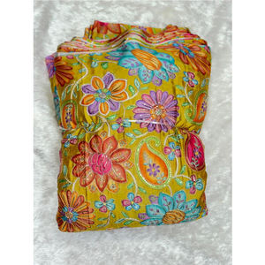 Tissu en crêpe respirant naturel pour vêtements et accessoires, tissu non tissé à drapage doux pour les mariages, filles et garçons - Product Image 1