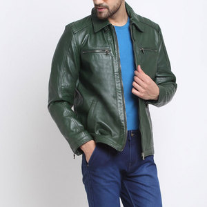 Veste de motard en cuir pour hommes OEM/ODM coupe-vent broderie personnalisée originale en cuir de vachette et veste de moto respirante pour hommes - Product Image 3