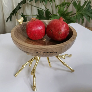 Cuenco para servir chapado en oro y Metal de forma redonda, textura de cocodrilo para el hogar y el Hotel, cuencos decorativos para cenas japonesas - Product Image 6