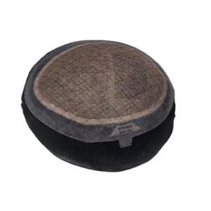 Miraje Model Taz BD Indian Remy Human <b>Hair</b> Toupee Wig with 100% Density Natural Loose Deep Wave & <b>Body</b> Wave Lace PU Base - Product Image 4