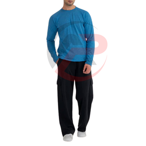 Camisa de Manga Larga para Hombre, Diseño Nuevo 2025, Poliéster/Algodón, Secado Rápido, Transpirable, Antiarrugas, con Diseño de Patrón Sólido - Product Image 5