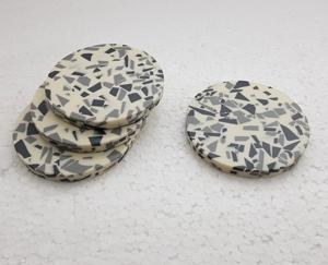 Juego de 4 Posavasos de Madera Natural para Té, Vajilla para el Hogar, Hotel, Restaurante, Posavasos de Madera, Posavasos de Resina, Artículos de Decoración de Mesa - Product Image 3