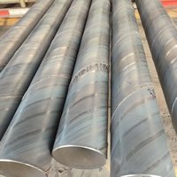 Tube en acier SSAW à grand diamètre, tube en carbone spiralé 800mm 1000mm, soudé, standard, pour l'alimentation en eau, le forage pétrolier et les travaux de pieutage de fluides