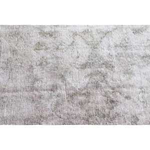 Tapis turc 5,6 x 9 pieds, grand tapis vintage, tapis gris à imprimé animal - Product Image 5