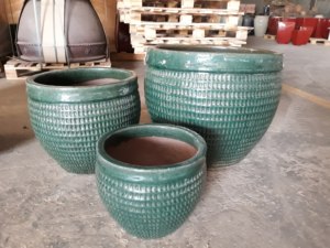 [Leo Nguyen Le] - Vente en gros de pots à succulentes pour la décoration intérieure, petits pots à fleurs d'intérieur, jardinières en céramique émaillée pour plantes d'intérieur - Product Image 3