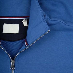 Pullover Autumn Cotton Polyester 1/4 Zipper Embroidered Oversized Custom <b>Men's</b> Quarter <b>Half</b> <b>Zip</b> <b>Sweatshirt</b> - Product Image 6