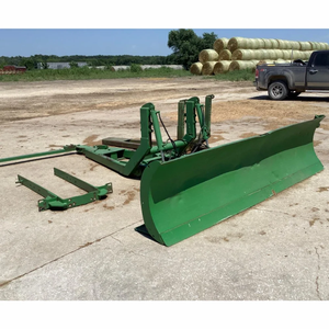 Tractor de rueda duradera 4WD Máquina niveladora de bulldozer delantera hidráulica Motor de 55HP para uso industrial agrícola al mejor precio bajo - Product Image 1