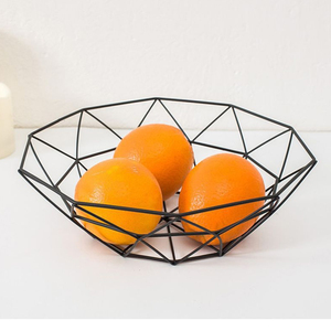 Panier de rangement en fer soudé pour aliments de cuisine Panier de rangement en acier inoxydable de style personnalisé - Product Image 6