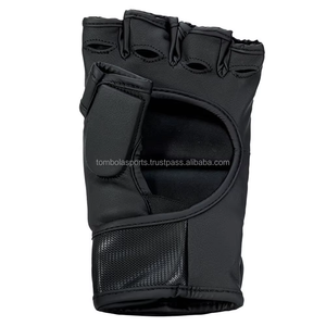 Vente en gros de gants de combat MMA en cuir de vache véritable personnalisables, nouveau logo OEM, emballage personnalisé, gants de boxe adaptés aux boxeurs. - Product Image 5