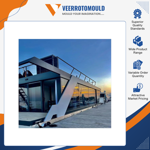 Maison flottante de 12 m de long avec 2 chambres, climatisation, bar et système de divertissement, bateau-maison, yacht, maison flottante à vendre - Product Image 2